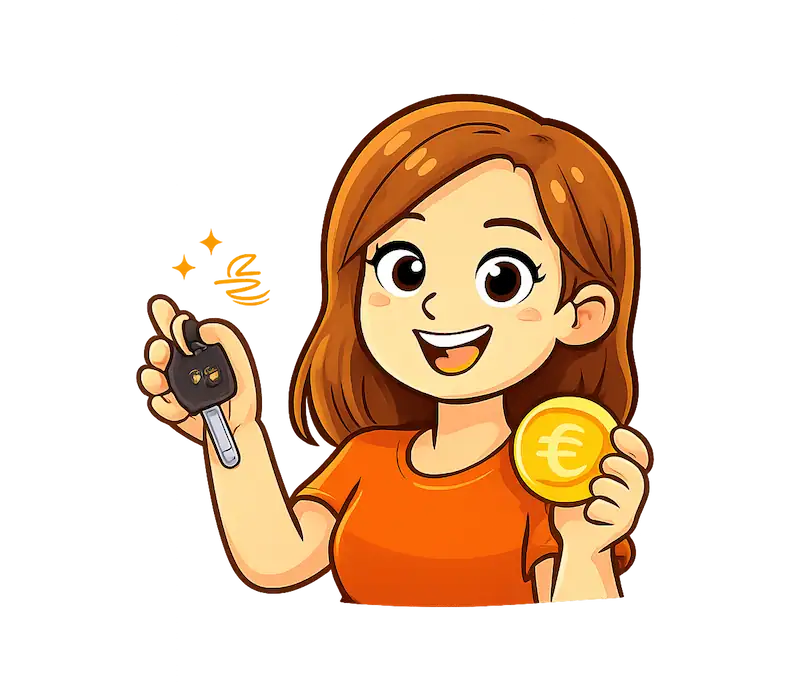 Icône de trajet écolo